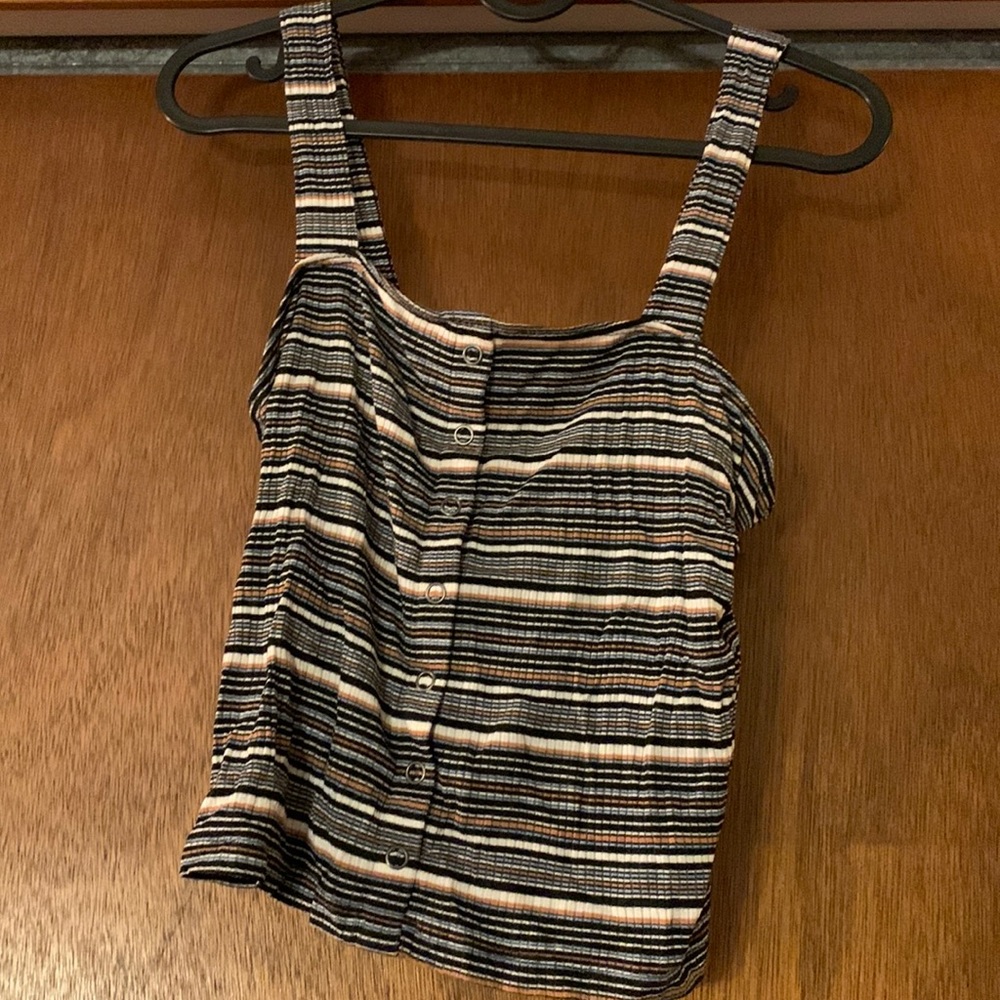 striped american eagle tank